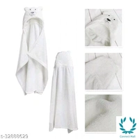 MY NEWBORN baby towel for all season baby blanket baby - Free Size, Yellow, Cotton, Pack of:1
